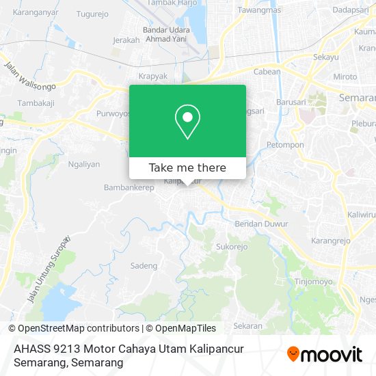 AHASS 9213 Motor Cahaya Utam Kalipancur Semarang map