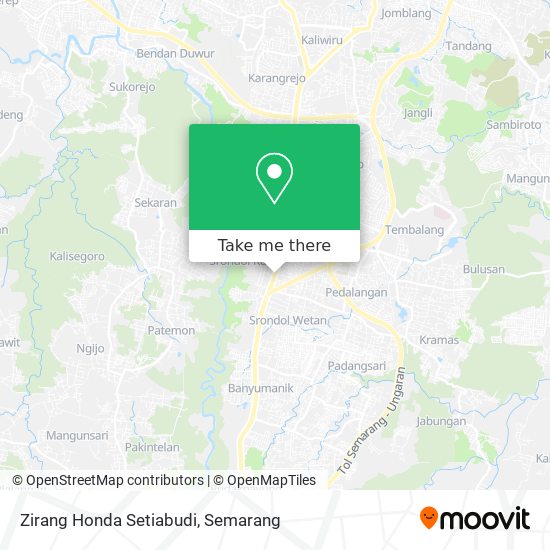 Zirang Honda Setiabudi map