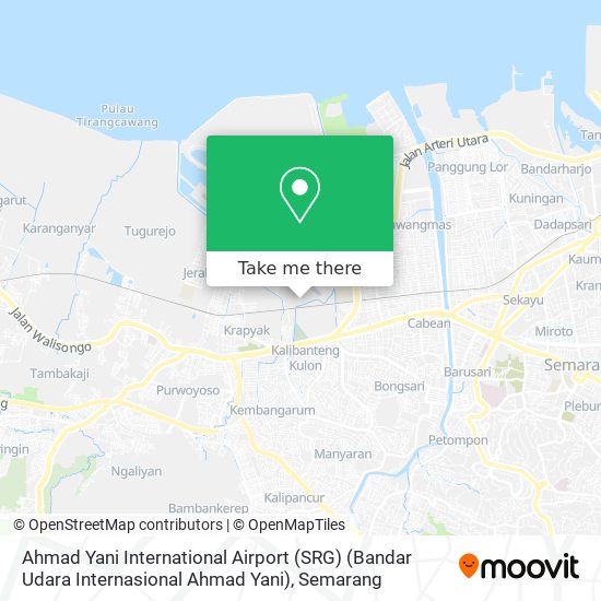 Ahmad Yani International Airport (SRG) (Bandar Udara Internasional Ahmad Yani) map