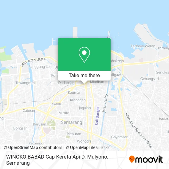 WINGKO BABAD   Cap Kereta Api D. Mulyono map
