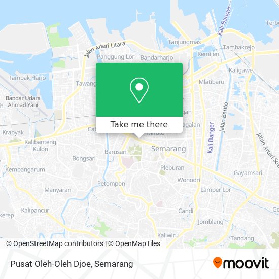 Pusat Oleh-Oleh Djoe map