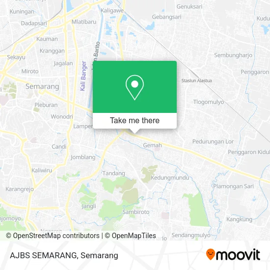 AJBS SEMARANG map