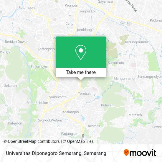 Universitas Diponegoro Semarang map