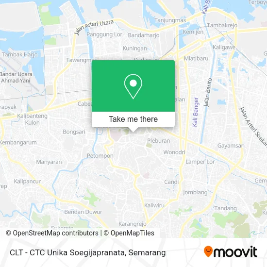 CLT - CTC Unika Soegijapranata map