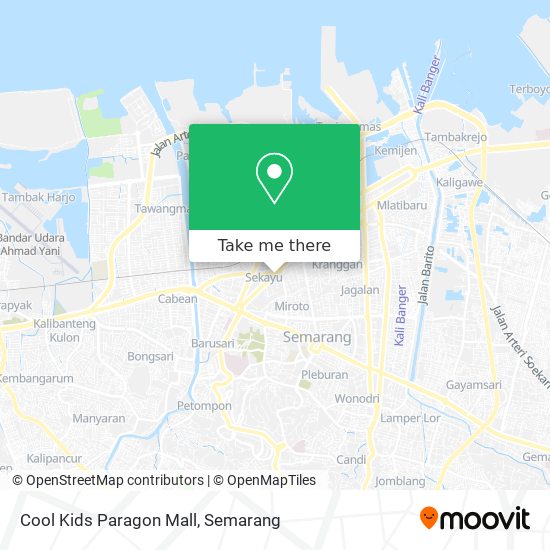 Cool Kids Paragon Mall map