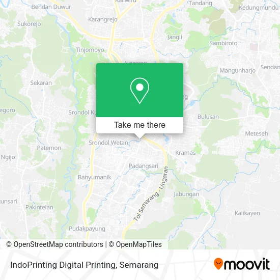 IndoPrinting Digital Printing map