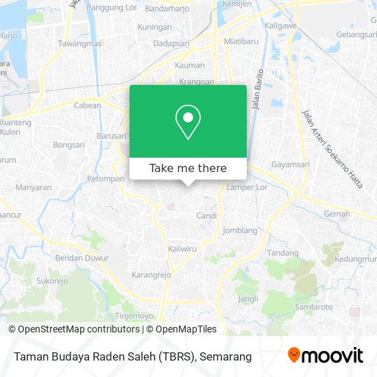 Taman Budaya Raden Saleh (TBRS) map