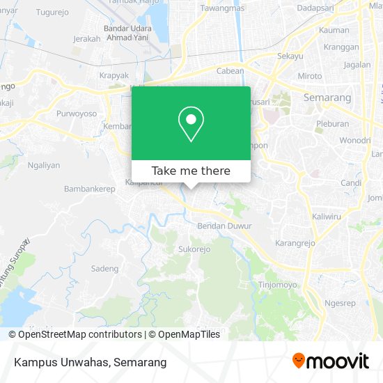 Kampus Unwahas map