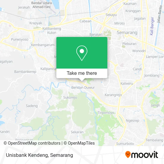 Unisbank Kendeng map