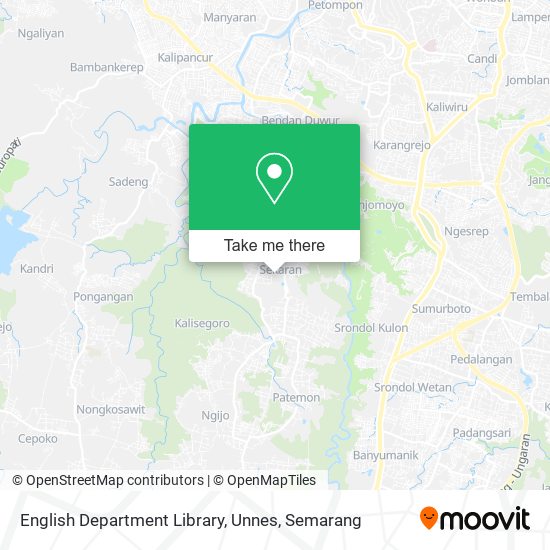 English Department Library, Unnes map