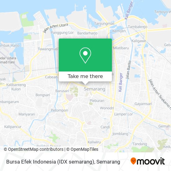 Bursa Efek Indonesia (IDX semarang) map