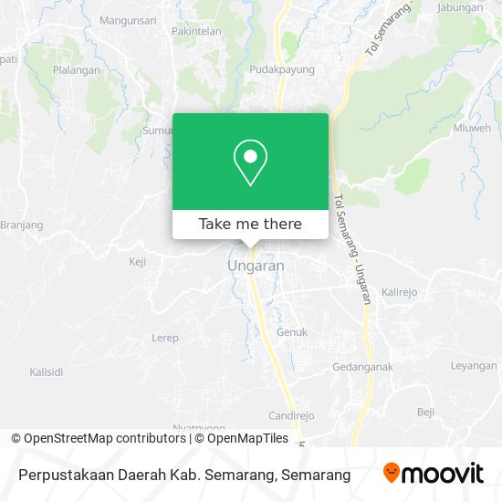 Perpustakaan Daerah Kab. Semarang map