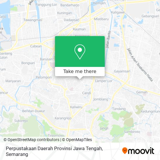 Perpustakaan Daerah Provinsi Jawa Tengah map