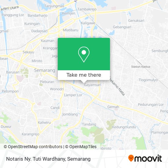 Notaris Ny. Tuti Wardhany map