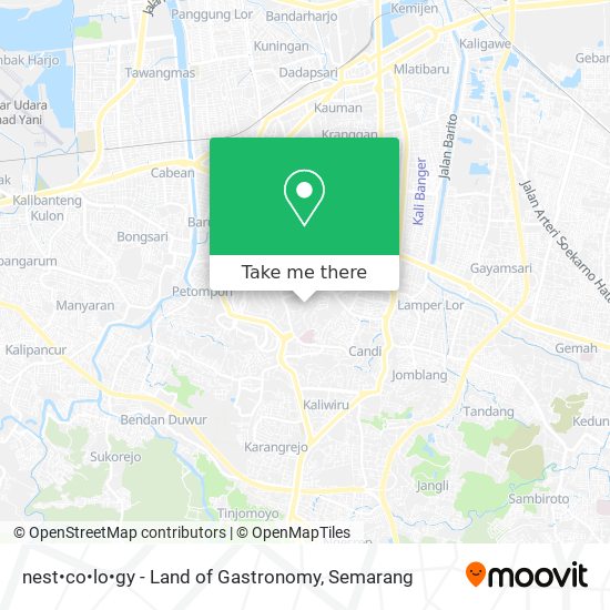 nest•co•lo•gy - Land of Gastronomy map