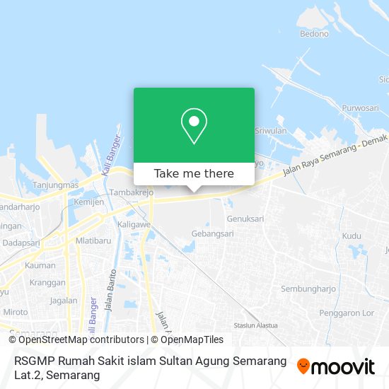 RSGMP Rumah Sakit islam Sultan Agung Semarang Lat.2 map