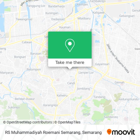 RS Muhammadiyah Roemani Semarang map