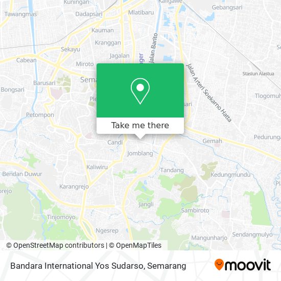 Bandara International Yos Sudarso map