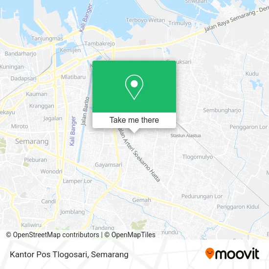 Kantor Pos Tlogosari map