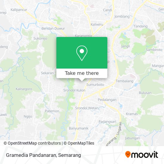 Gramedia Pandanaran map