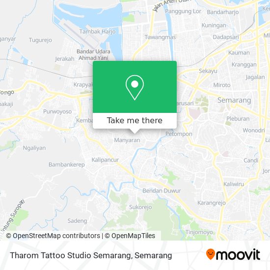 Tharom Tattoo Studio Semarang map