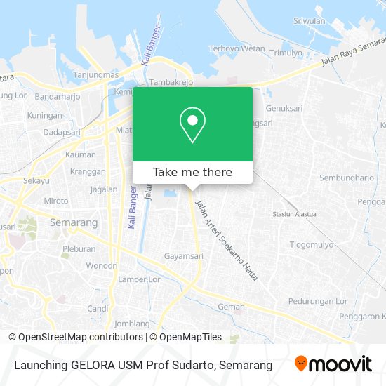 Launching GELORA USM Prof Sudarto map