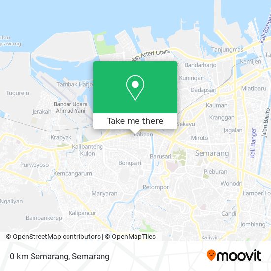 0 km Semarang map