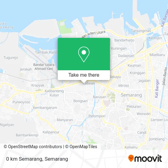 0 km Semarang map