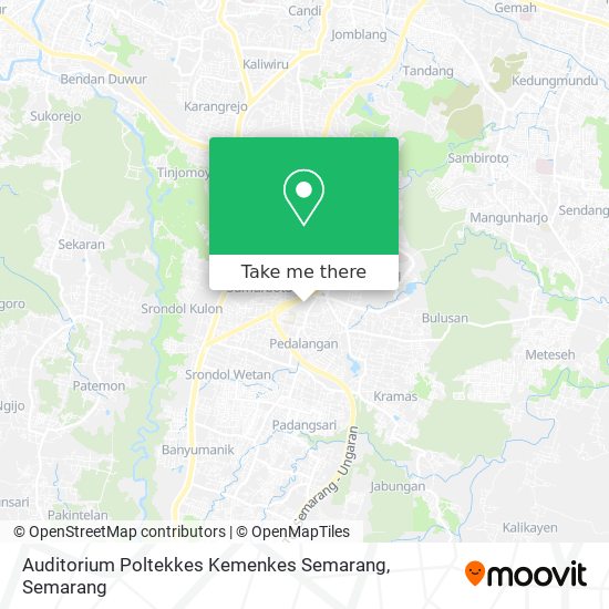 Auditorium Poltekkes Kemenkes Semarang map