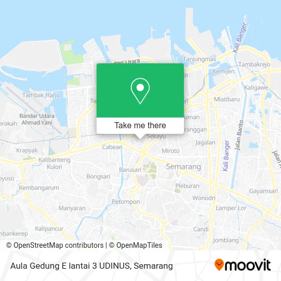 Aula Gedung E lantai 3 UDINUS map