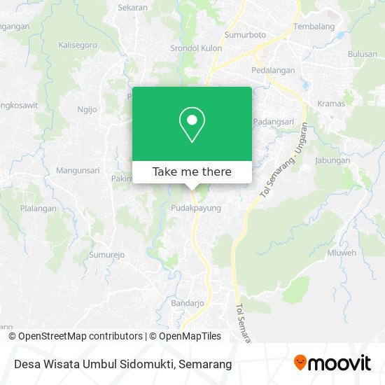 Desa Wisata Umbul Sidomukti map