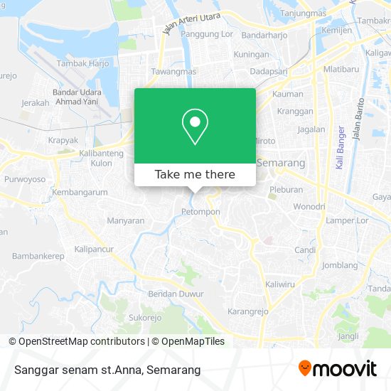 Sanggar senam st.Anna map