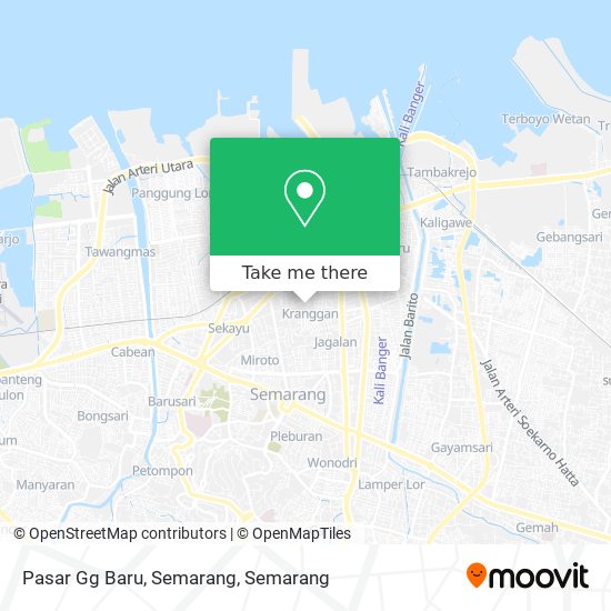 Pasar Gg Baru, Semarang map