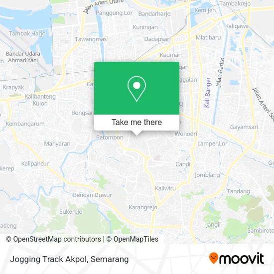 Jogging Track Akpol map