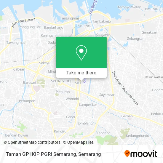 Taman GP IKIP PGRI Semarang map