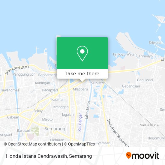 Honda Istana Cendrawasih map