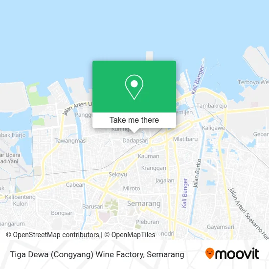 Tiga Dewa (Congyang) Wine Factory map