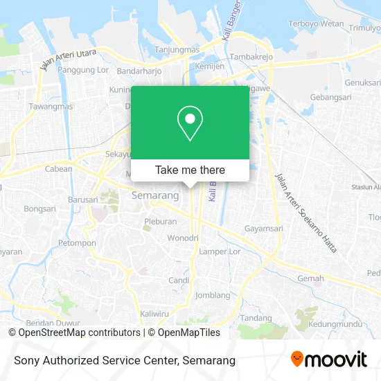 Sony Authorized Service Center map