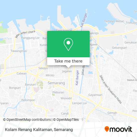 Kolam Renang Kalitaman map