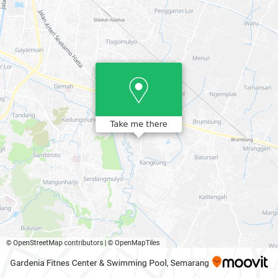 Gardenia Fitnes Center & Swimming Pool map