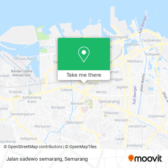 Jalan sadewo semarang map