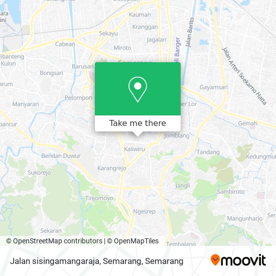 Jalan sisingamangaraja, Semarang map