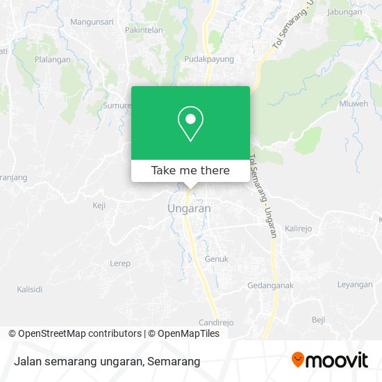 Jalan semarang ungaran map