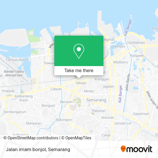 Jalan imam bonjol map