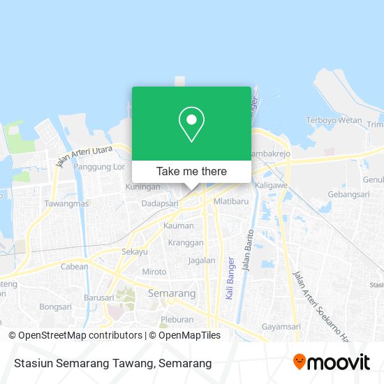 Stasiun Semarang Tawang map