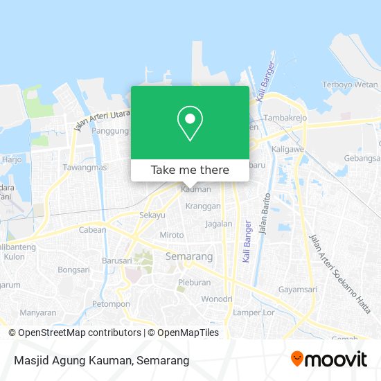 Masjid Agung Kauman map