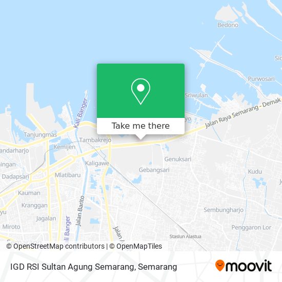 IGD RSI Sultan Agung Semarang map