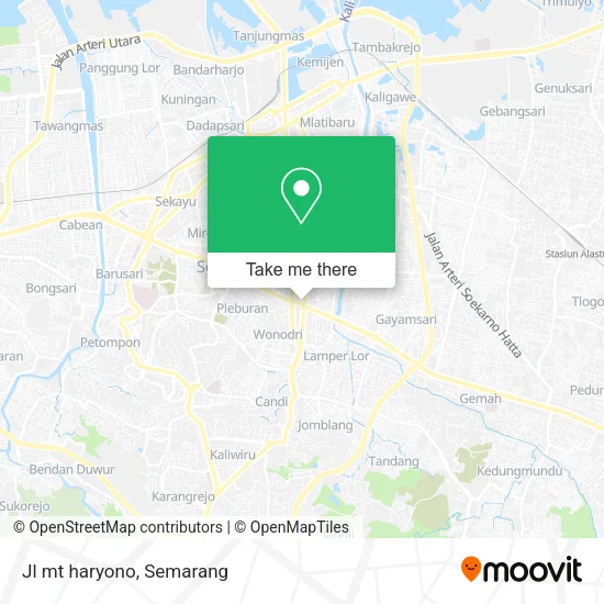 Jl mt haryono map