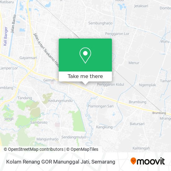 Kolam Renang GOR Manunggal Jati map