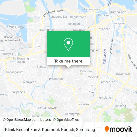 Klinik Kecantikan & Kosmetik Kariadi map